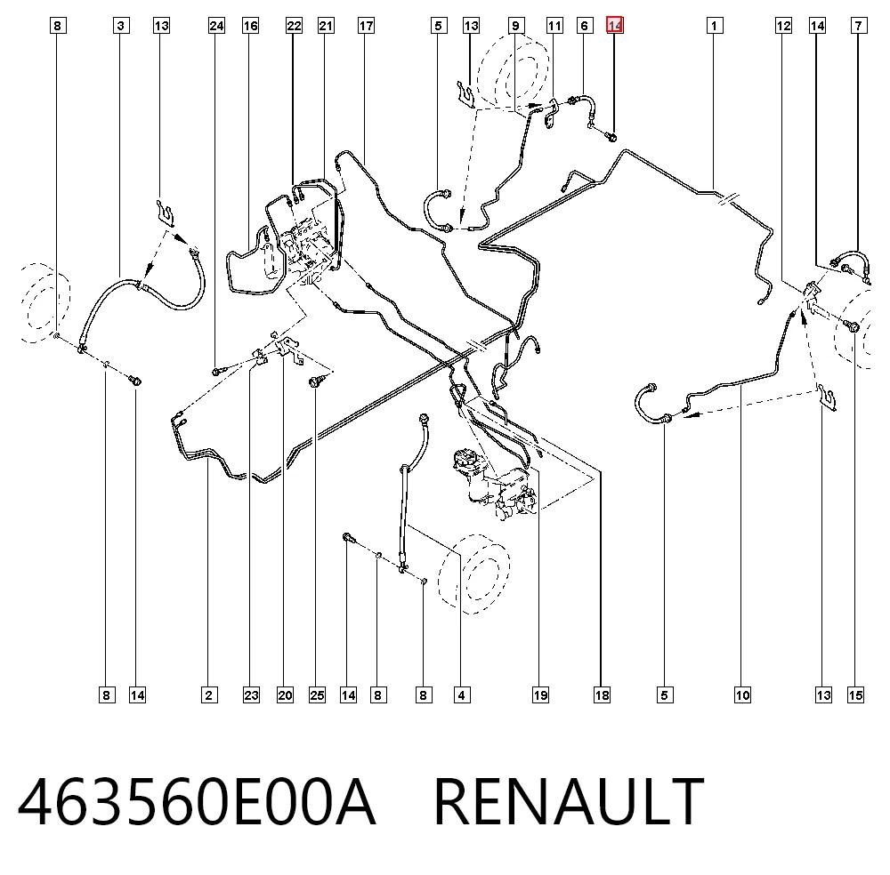 463560E00A Renault (RVI)