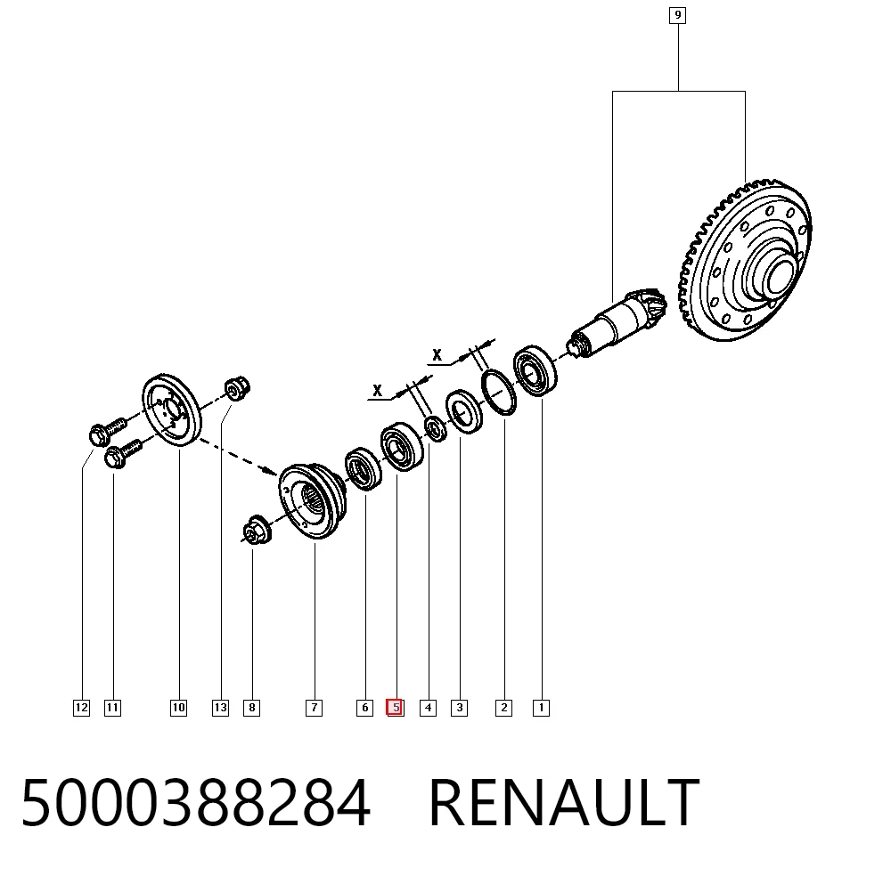 Rolamento de cubo dianteiro Renault Trafic  TXX ao melhor preço