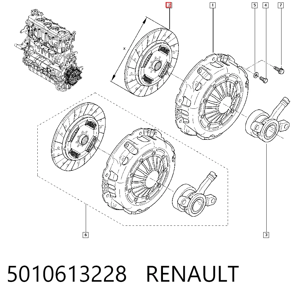 5010613228 Renault (RVI)
