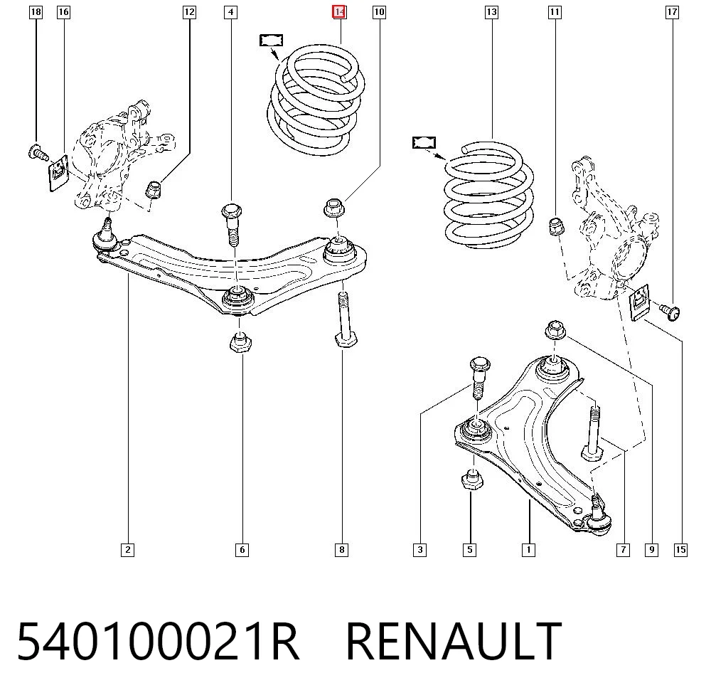 540100021R Renault (RVI)