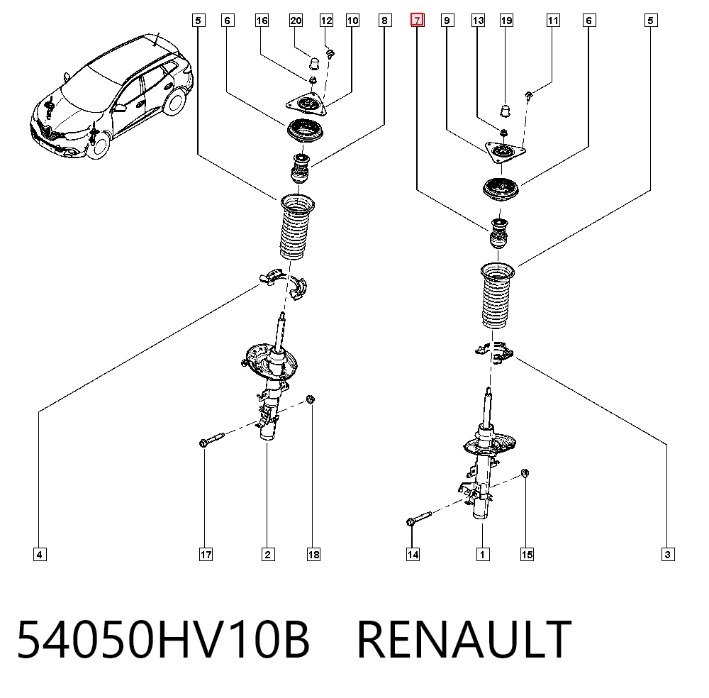 54050HV10B Renault (RVI)