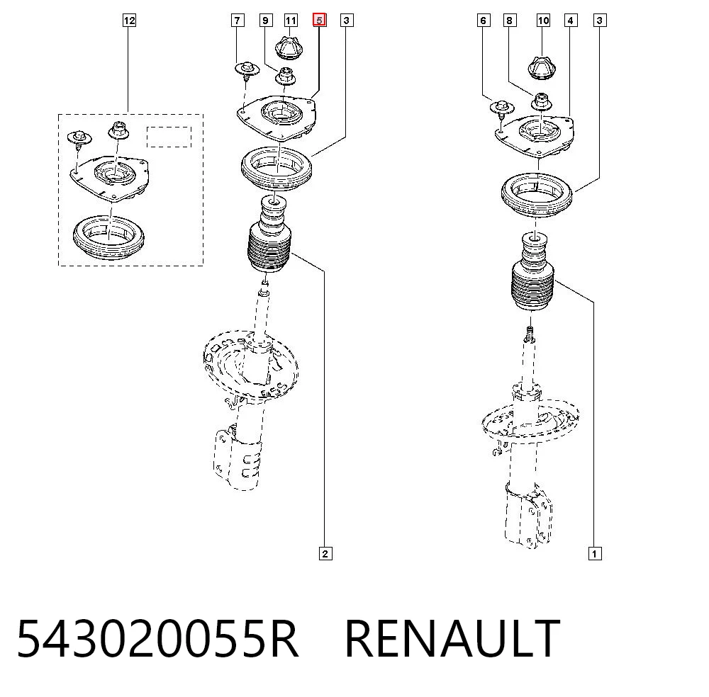 543020055R Renault (RVI)