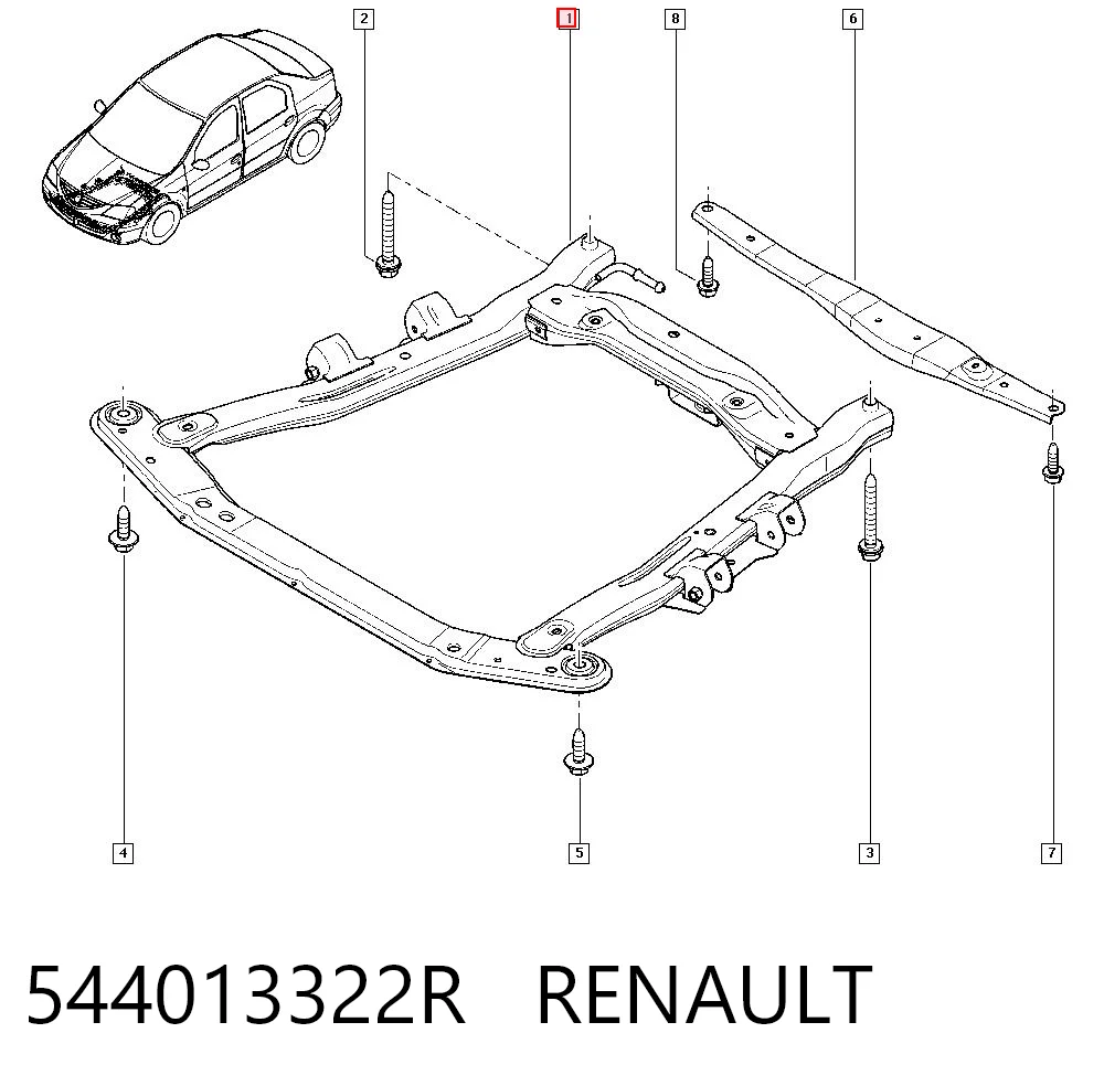544013322R Renault (RVI)