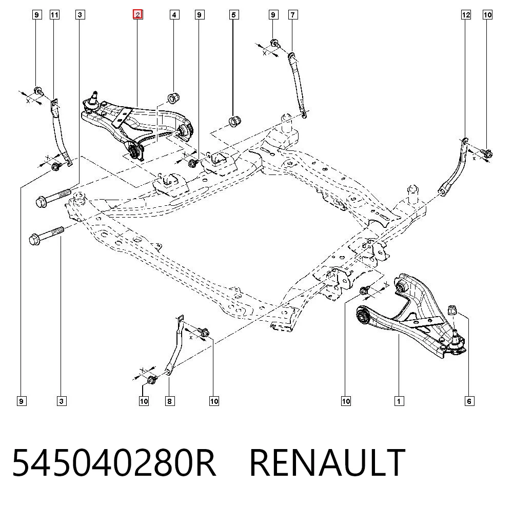 545040280R Renault (RVI)