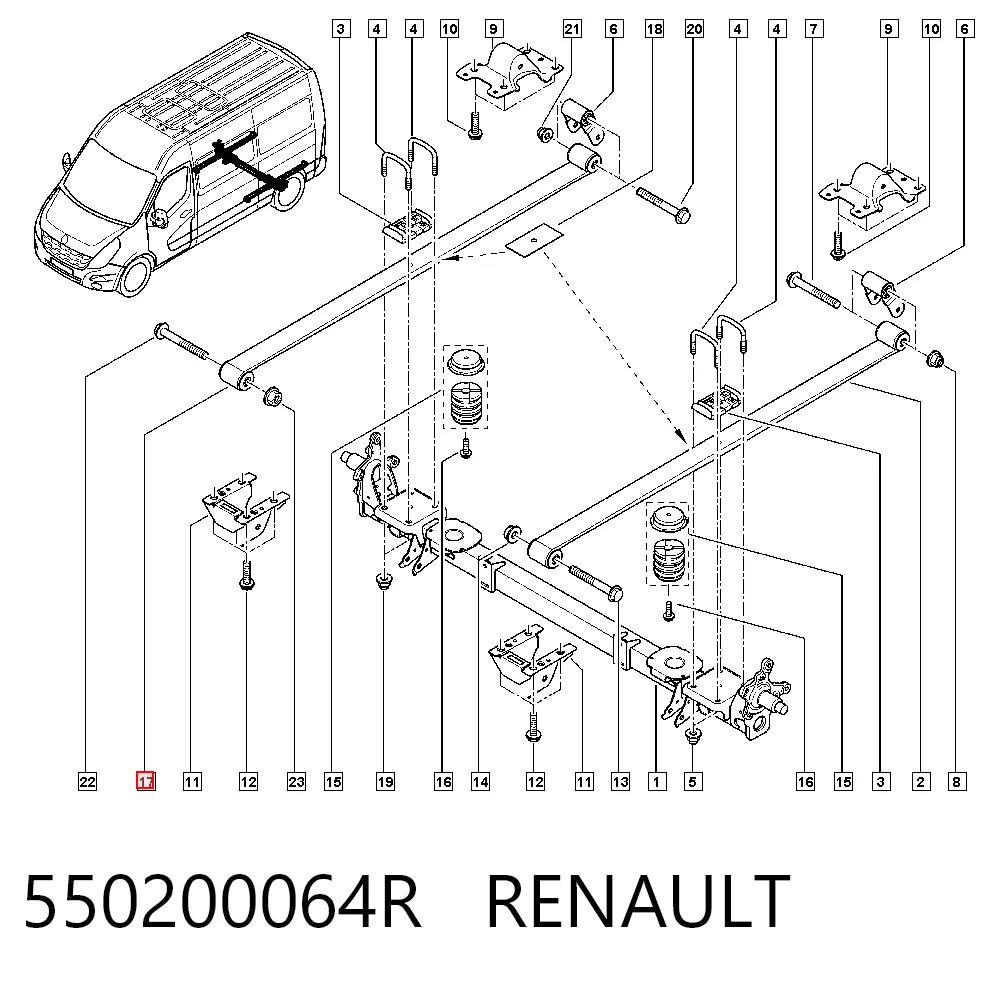 Suspensão de lâminas traseiro General Motors 95509152 preço, a partir de 111,22 USD