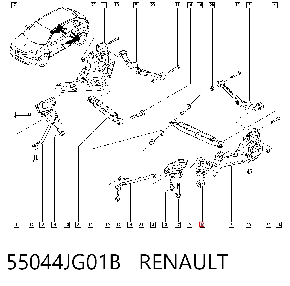 55044JG01B Renault (RVI)