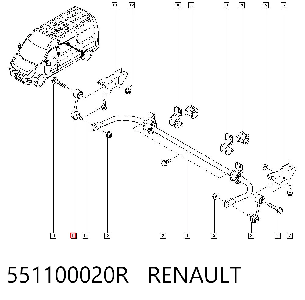 551100020R Renault (RVI)