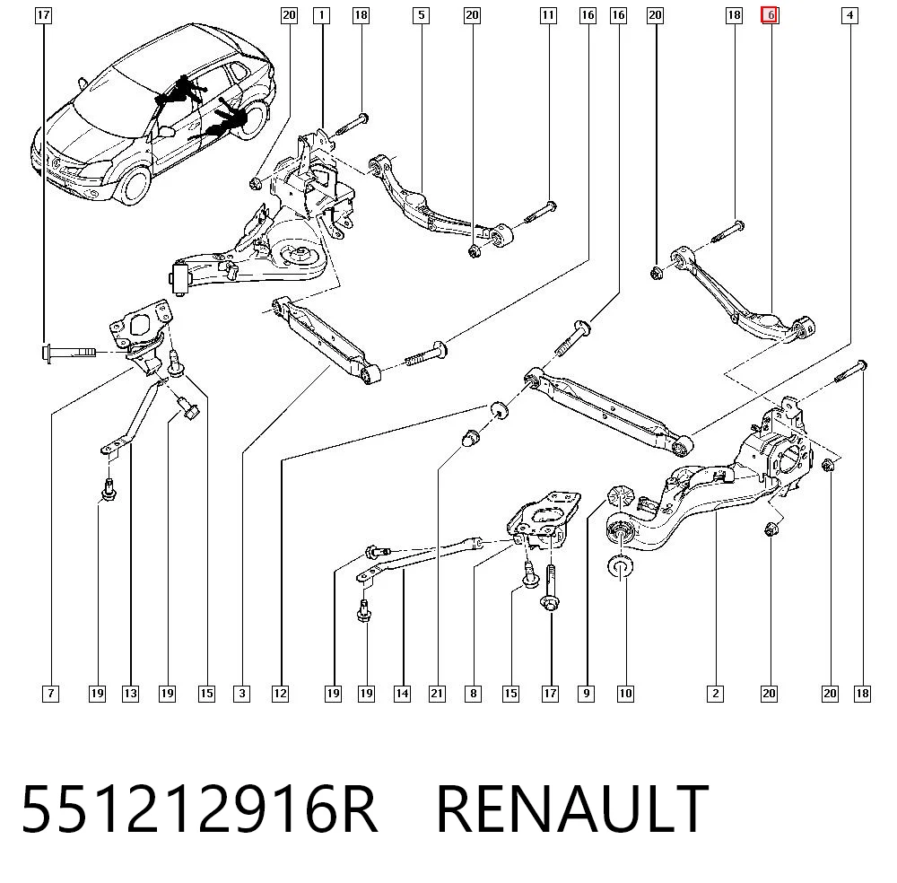 551212916R Renault (RVI)