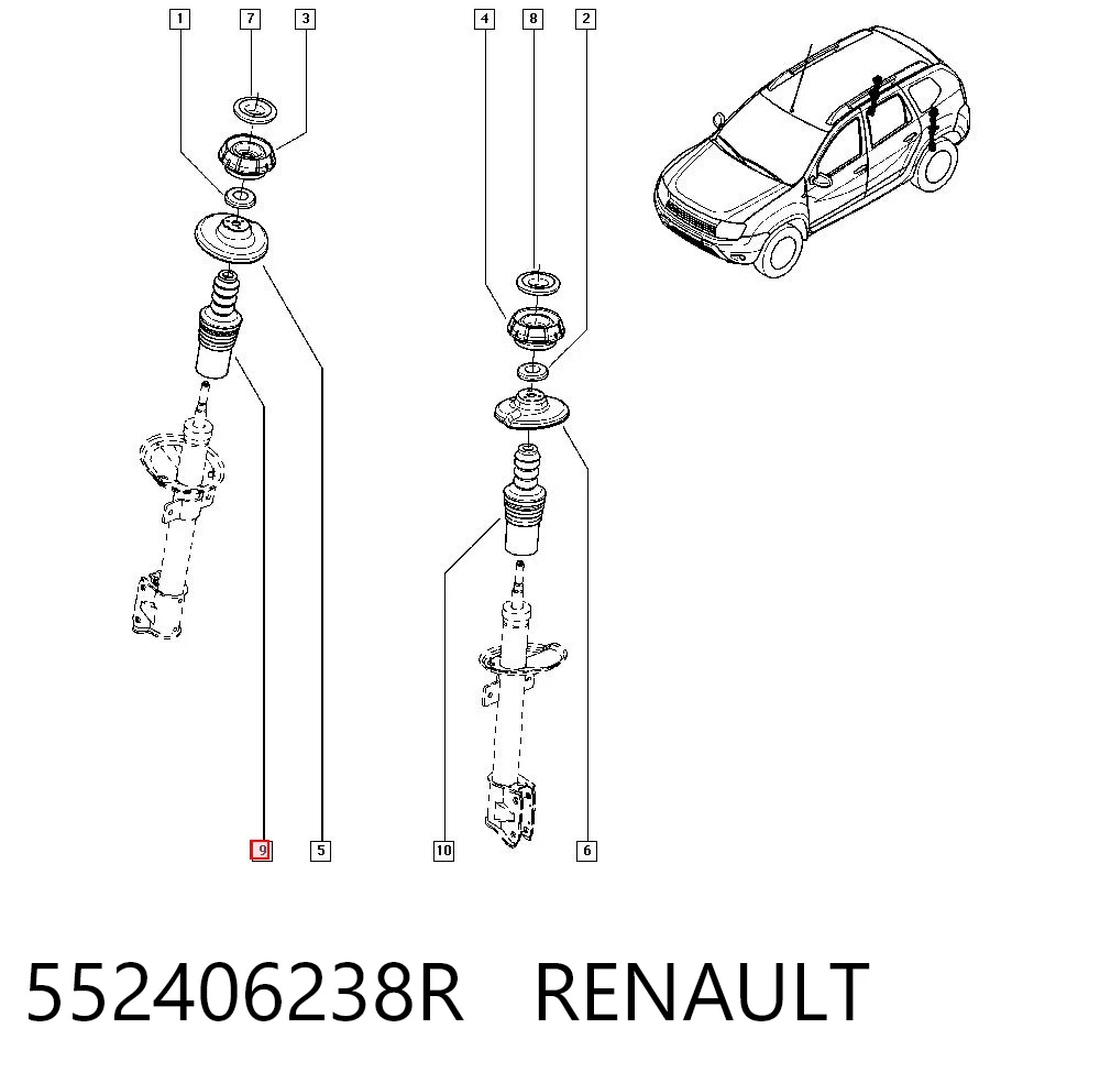 552406238R Renault (RVI)