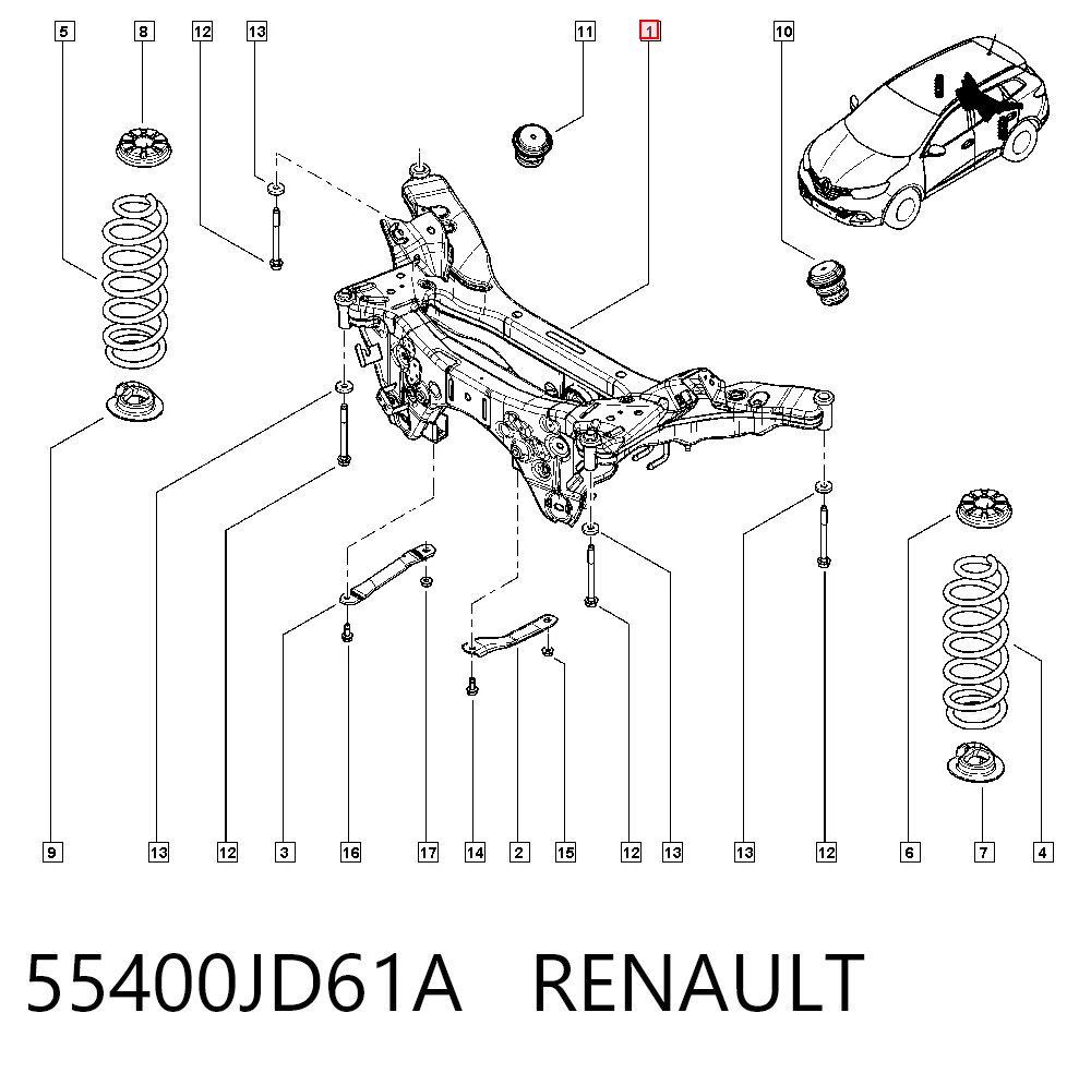 55400JD61A Renault (RVI)