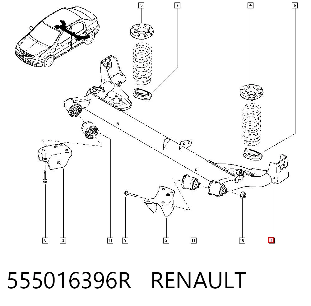Viga de suspensão traseira (plataforma veicular) Nissan/Infiniti 430004469R preço, a partir de 257,76 USD