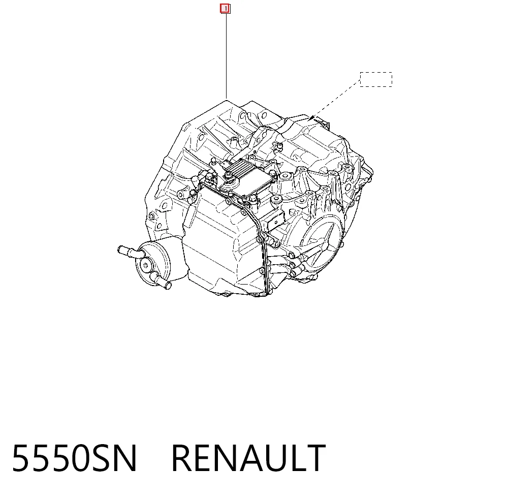 5550SN Renault (RVI) Caixa Automática de Mudança montada