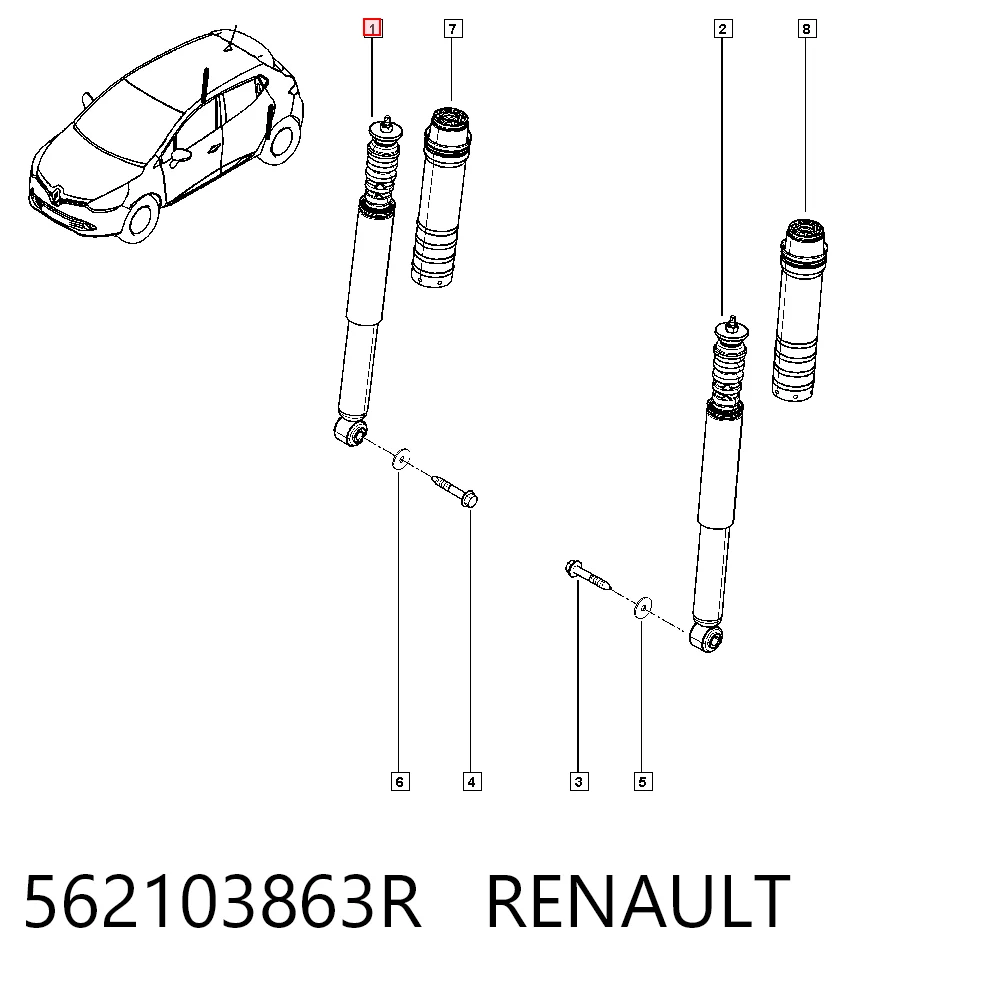 562103863R Renault (RVI)