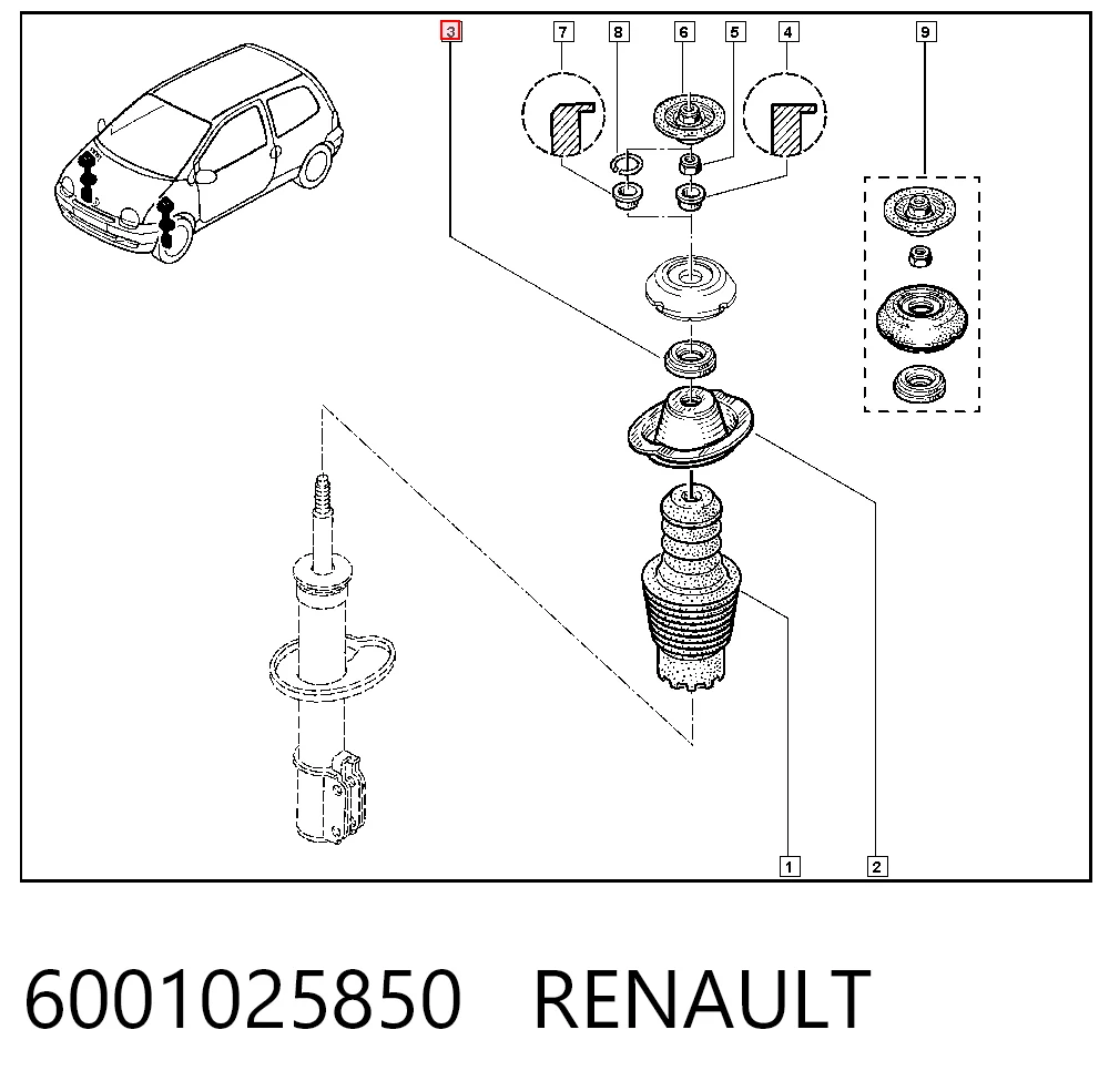 6001025850 Renault (RVI)