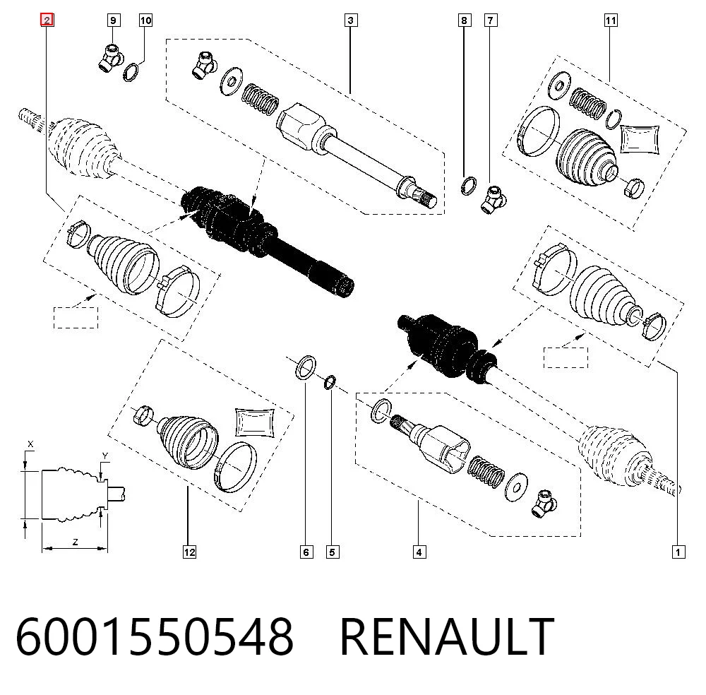 6001550548 Renault (RVI)