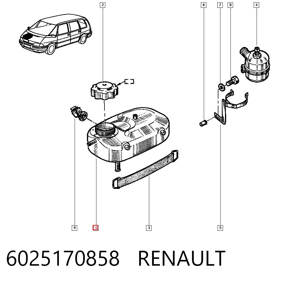 6025170858 Renault (RVI)