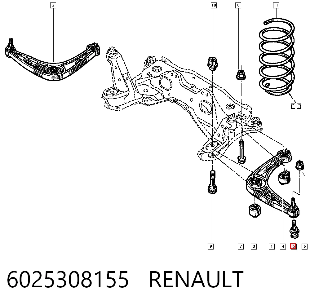 6025308155 Renault (RVI)