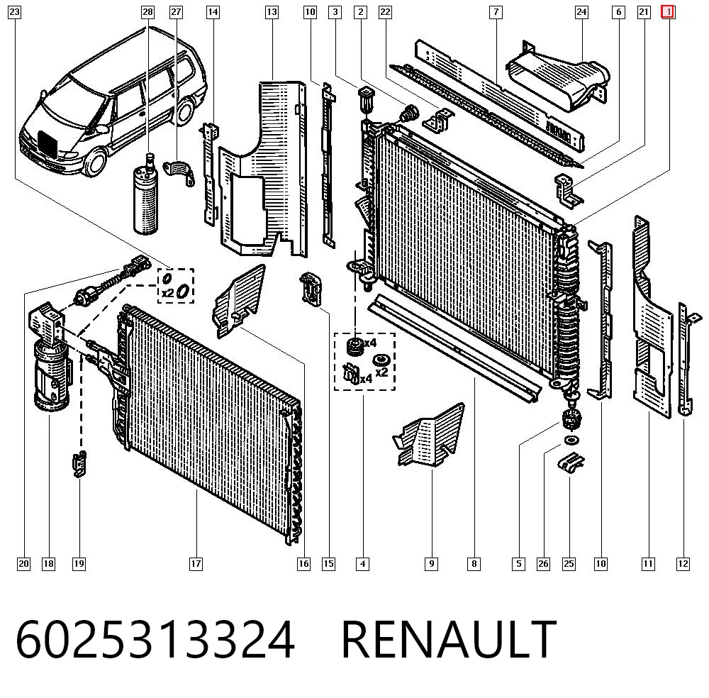 6025313324 Renault (RVI)