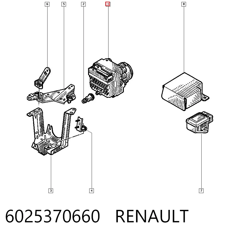 Unidade hidráulico de controlo ABS Renault Espace III JE ao melhor preço