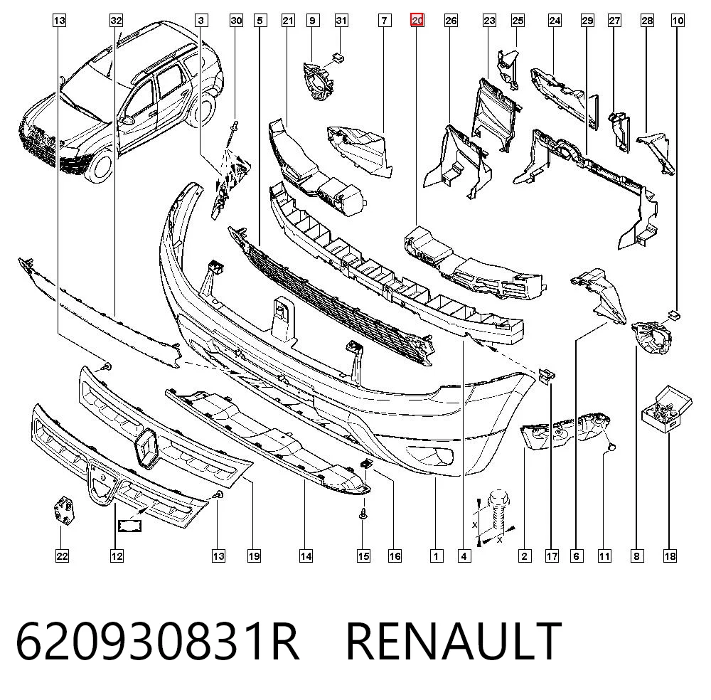 620930831R Renault (RVI)