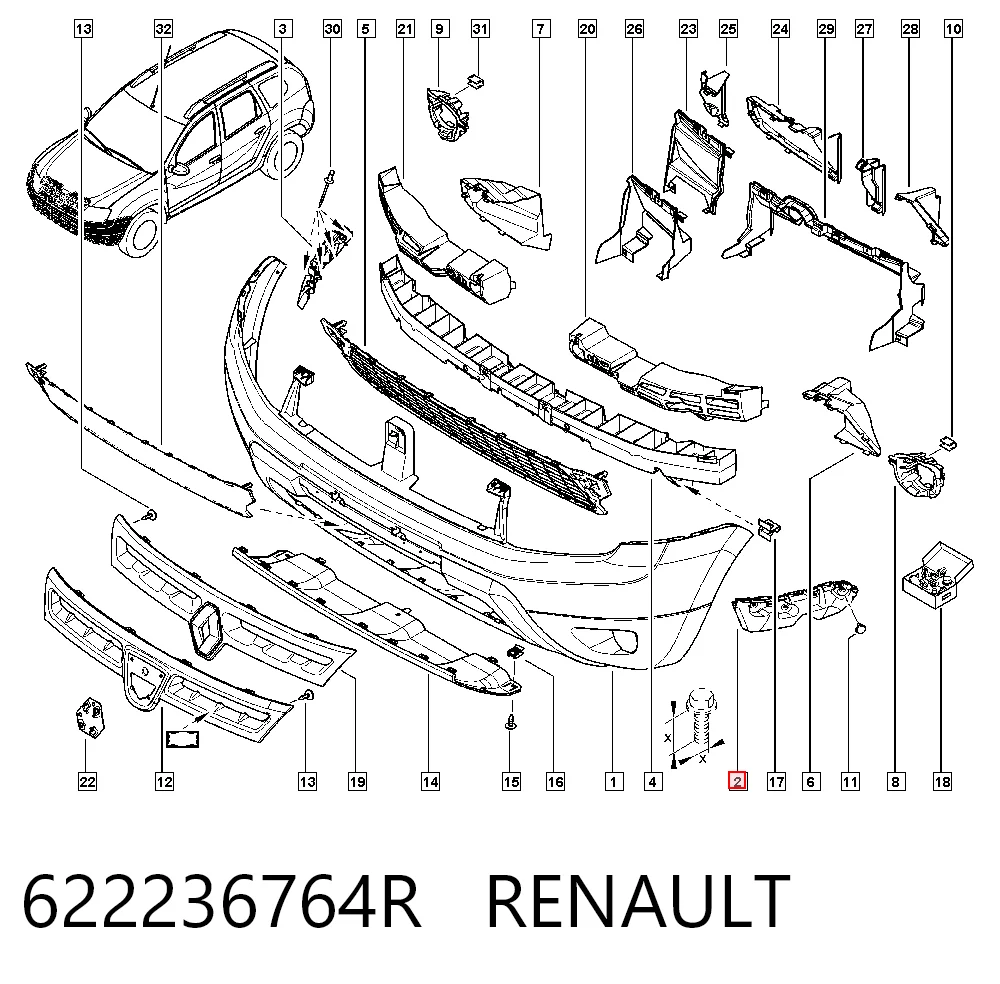 622236764R Renault (RVI)