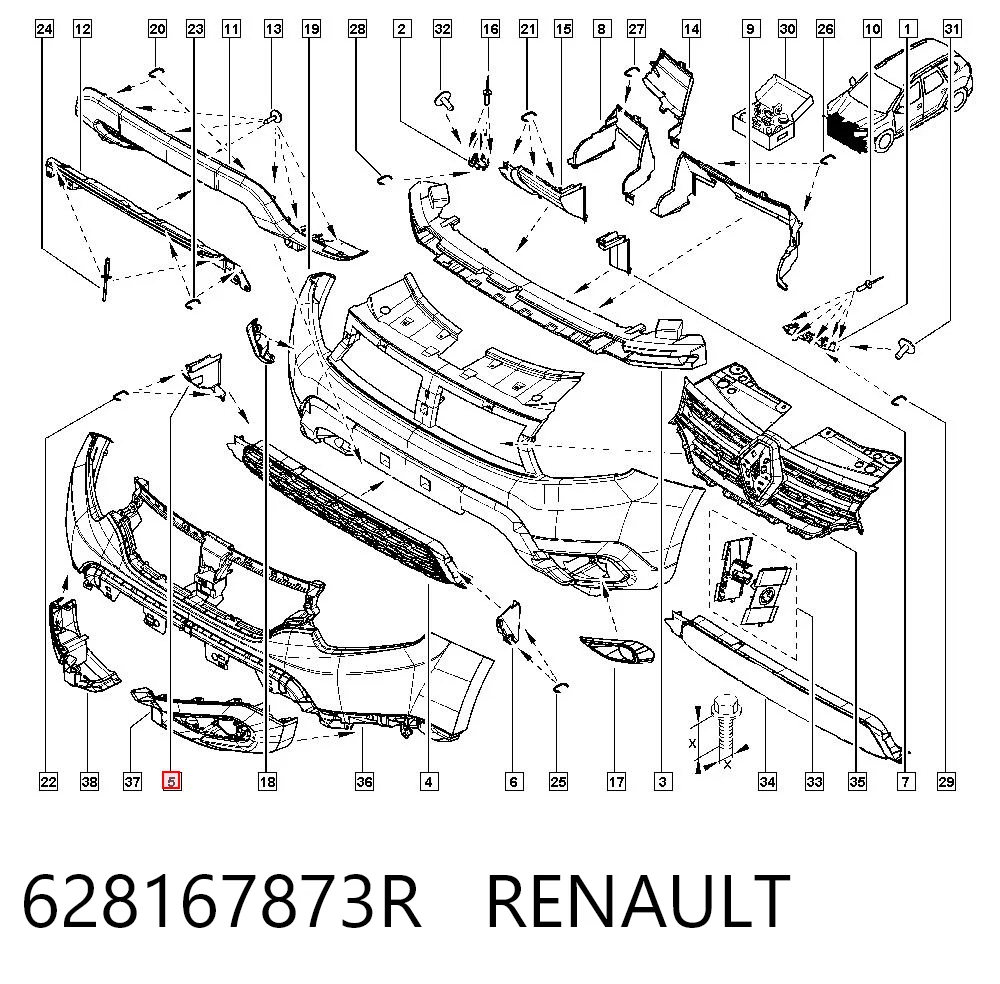 628167873R Renault (RVI)