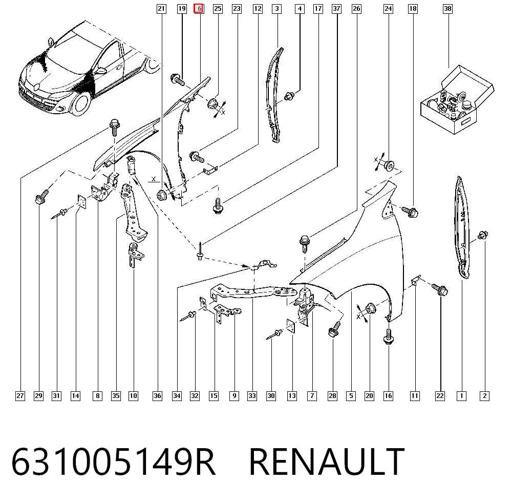 631005149R Renault (RVI)