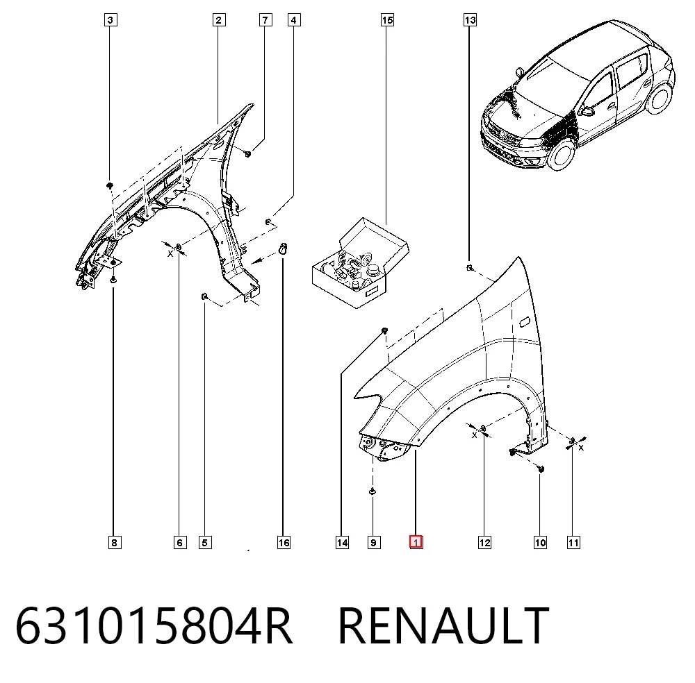  Nissan/Infiniti 631015804R