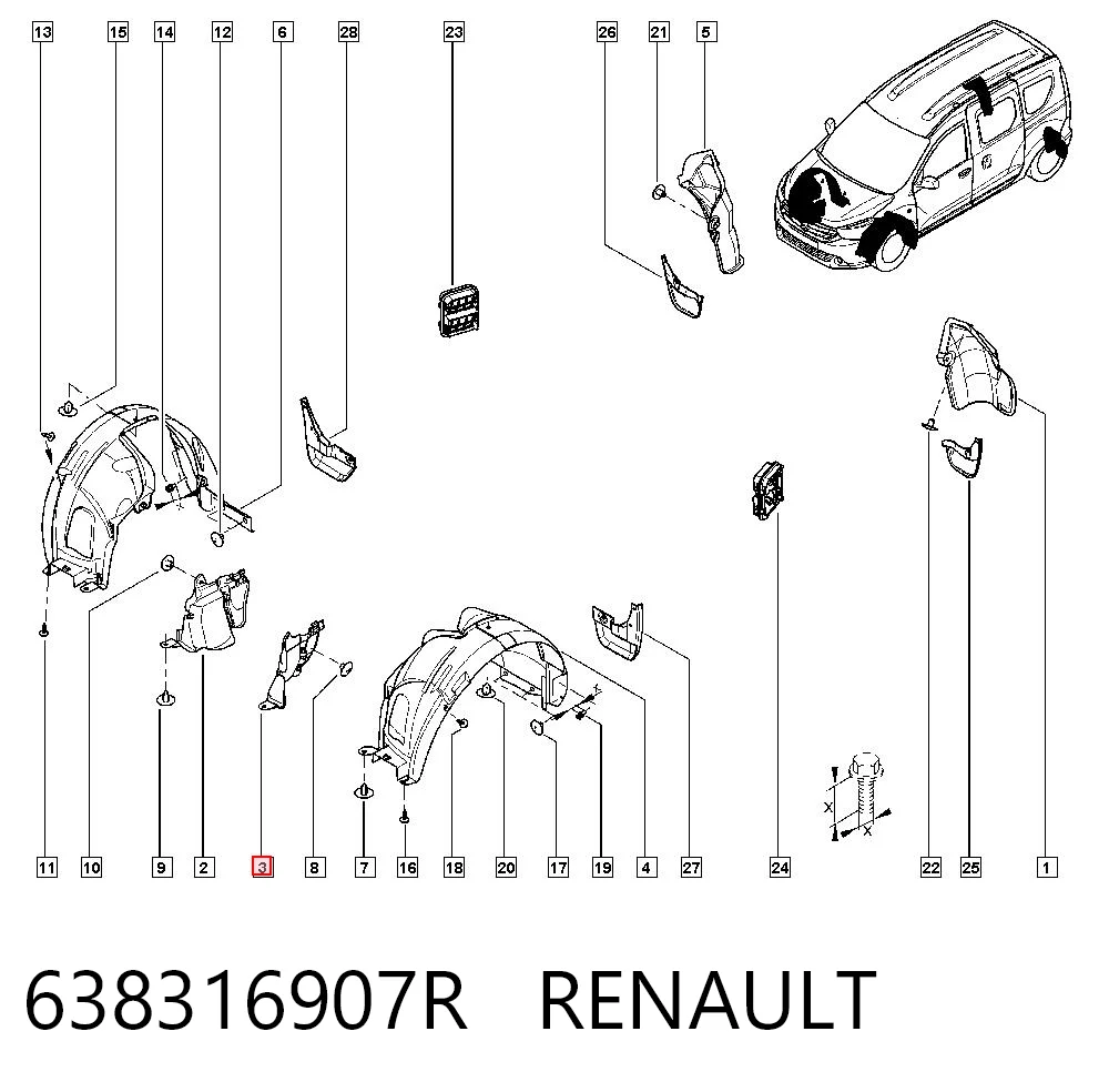 638316907R Renault (RVI)