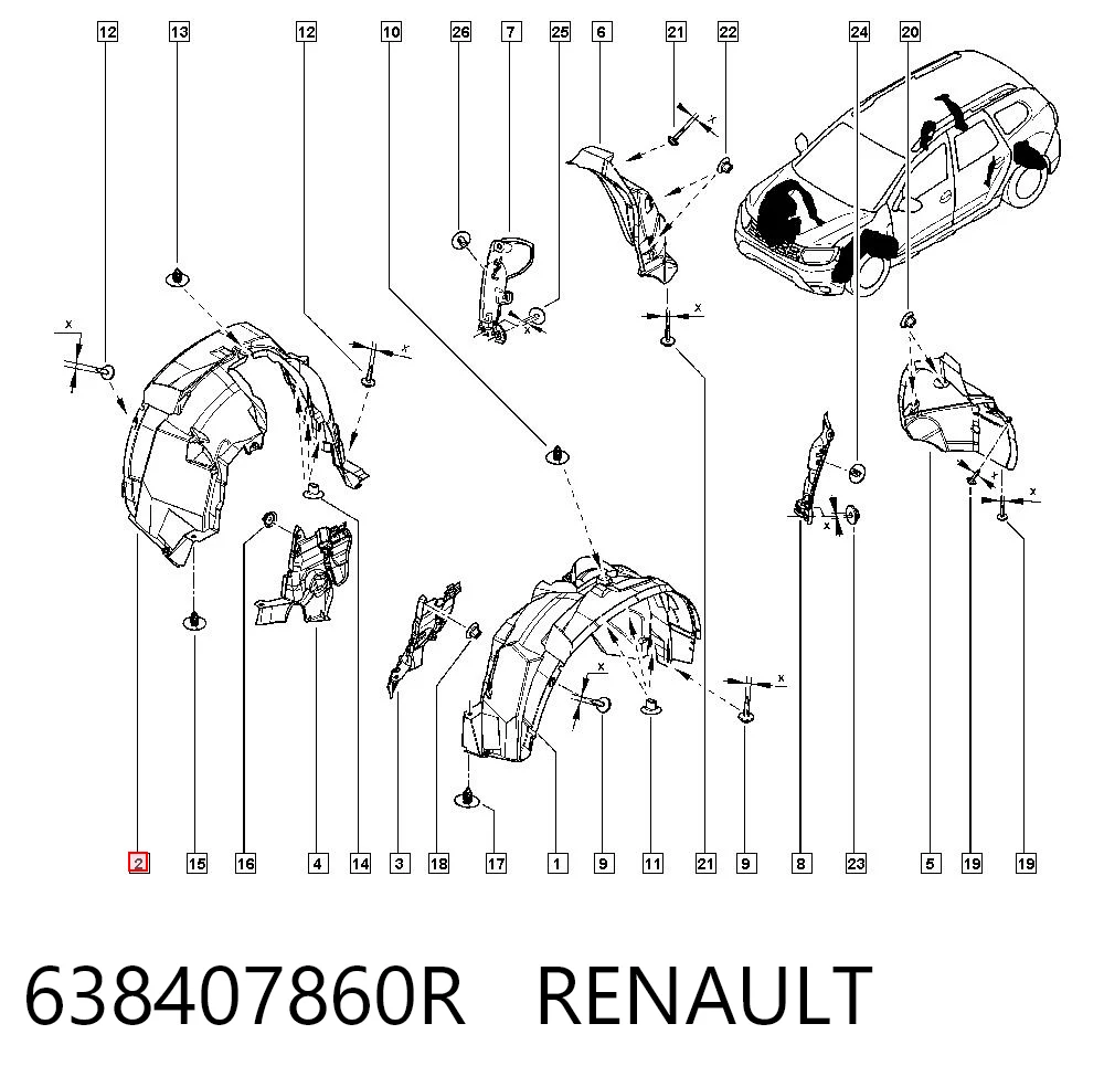638407860R Renault (RVI)