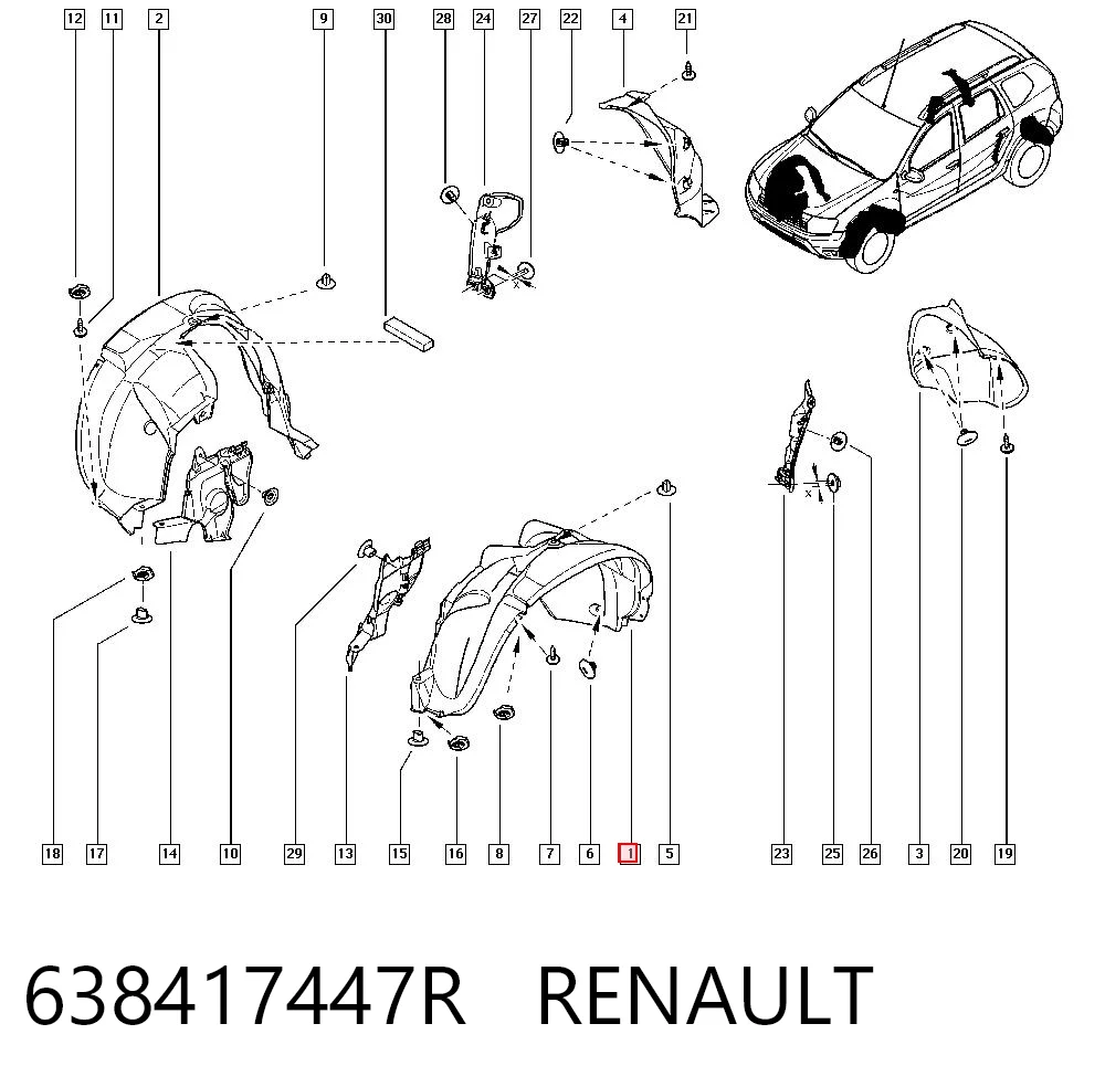 638417447R Renault (RVI)