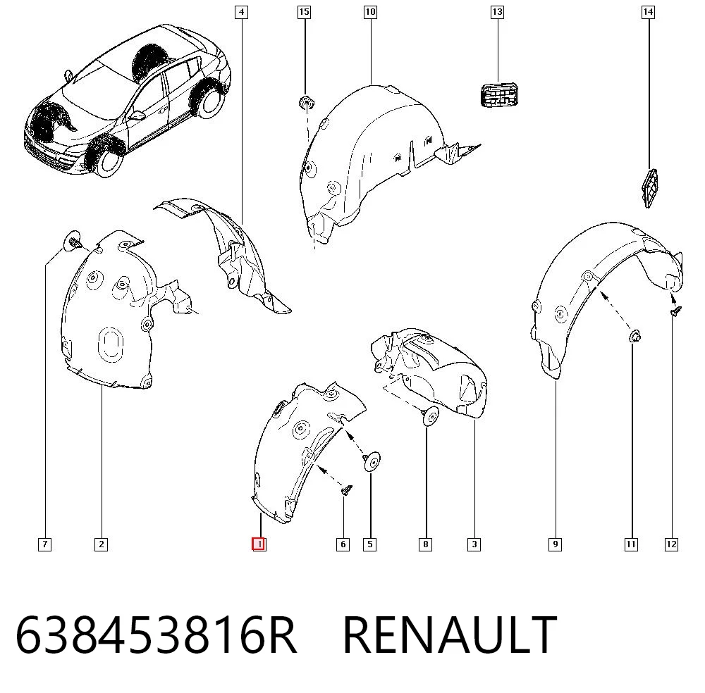 638453816R Renault (RVI)