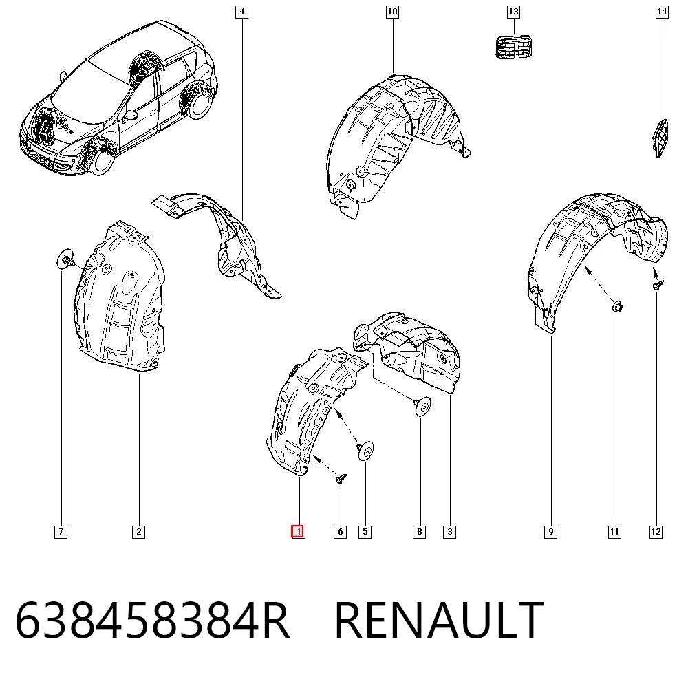 638458384R Renault (RVI)