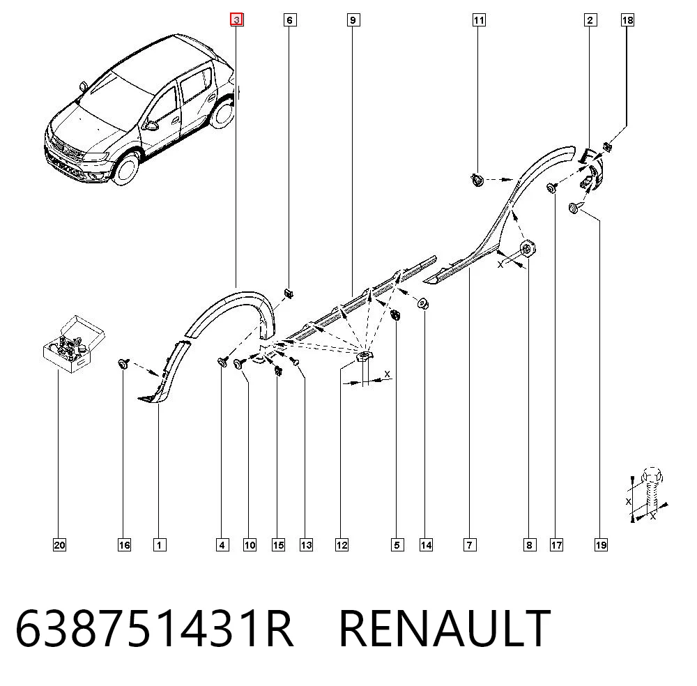 638751431R Renault (RVI)
