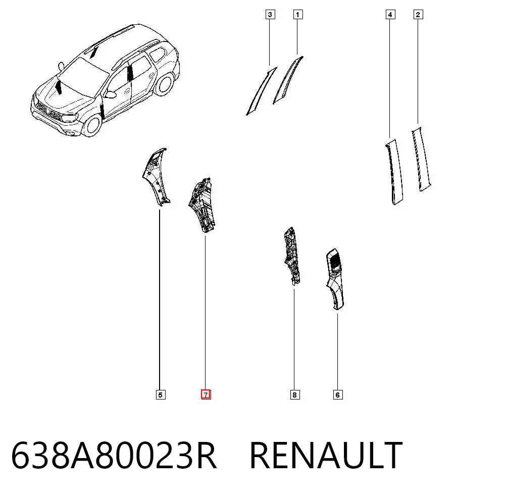 638A80023R Renault (RVI)
