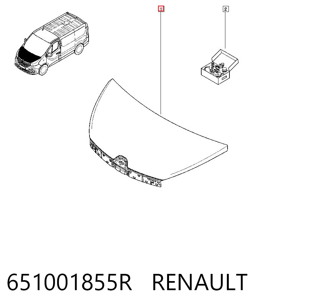 Capota Renault Trafic III EG