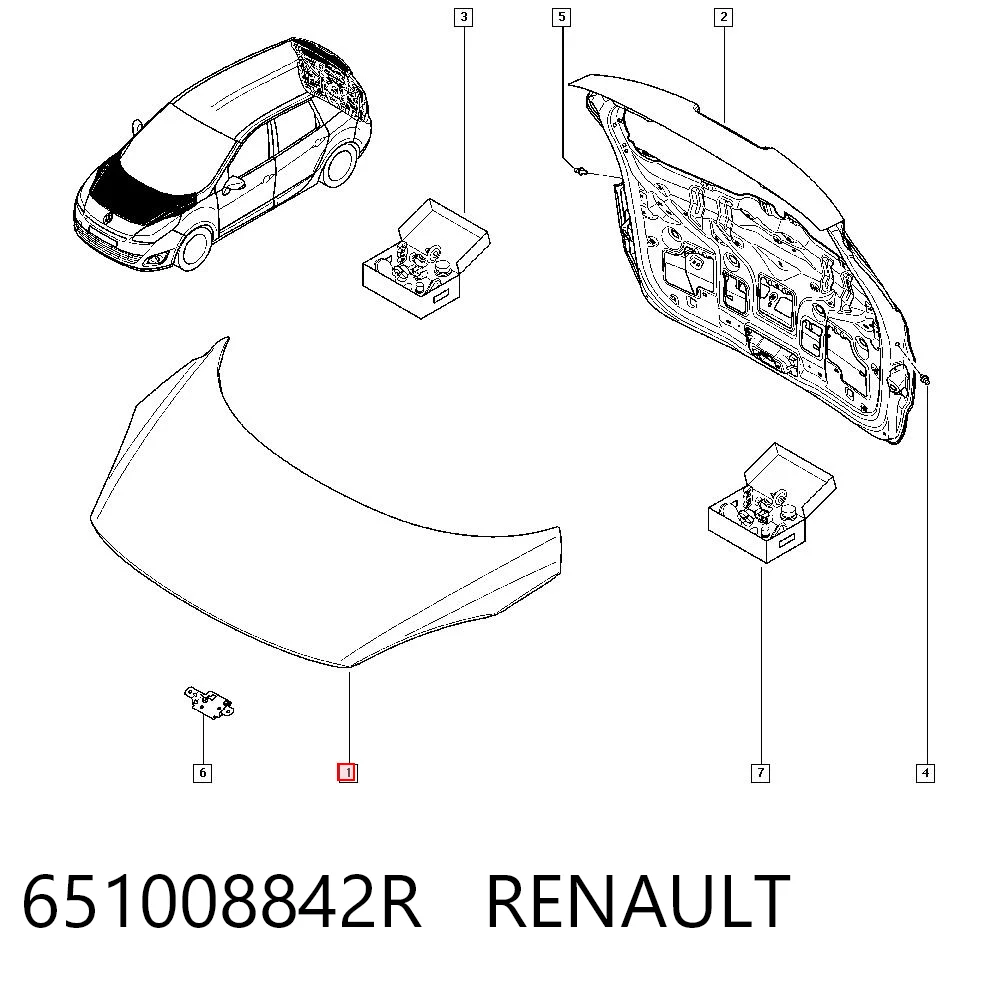 Capota Renault Scenic III JZ0, JZ1 ao melhor preço