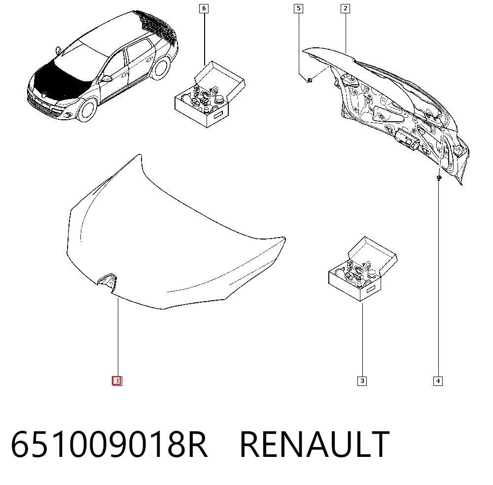 Capota para Renault Megane III KZ0, KZ1