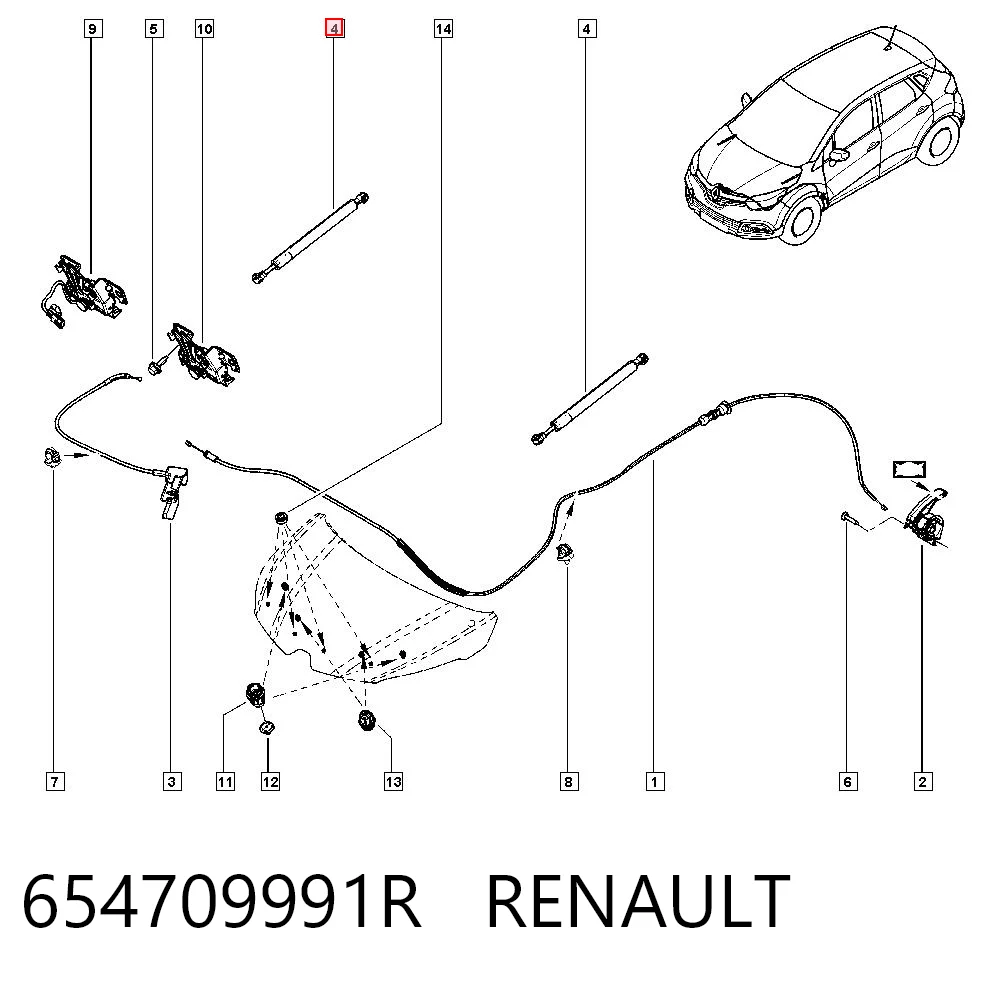 654709991R Renault (RVI)
