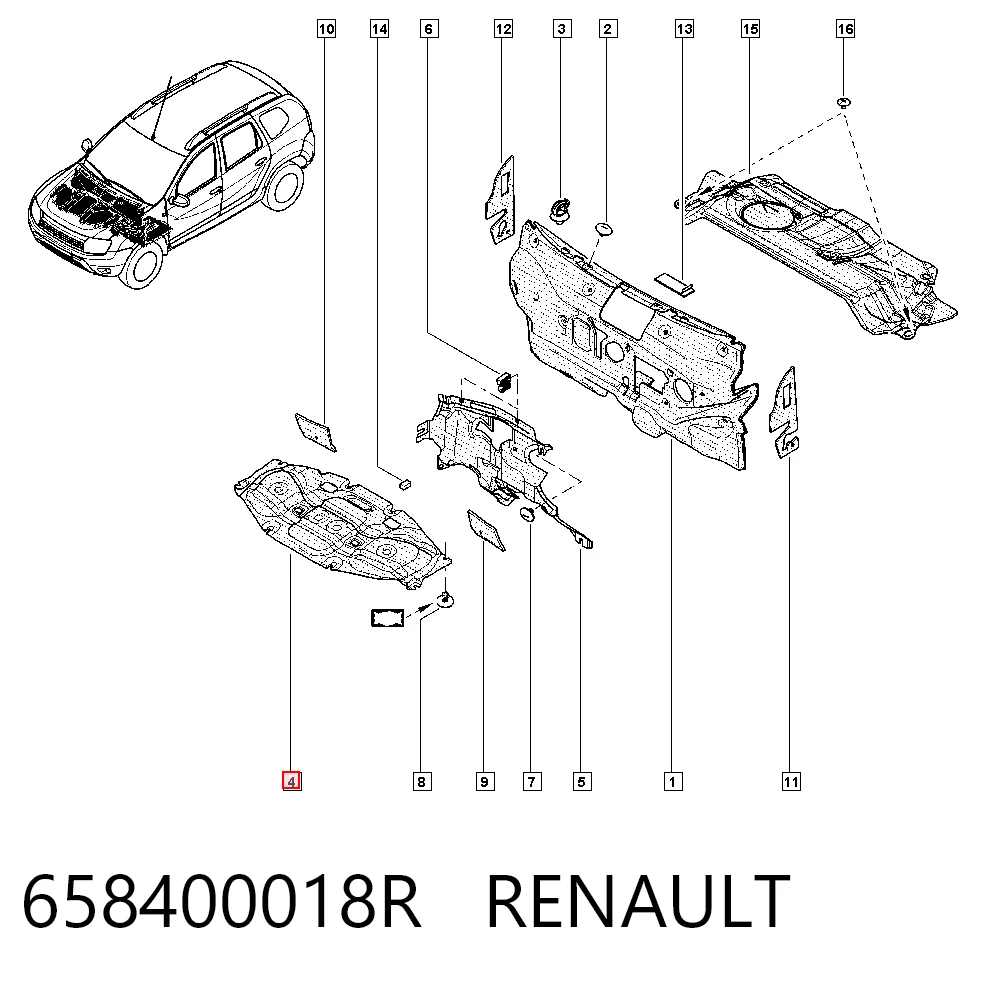 658400018R Renault (RVI)
