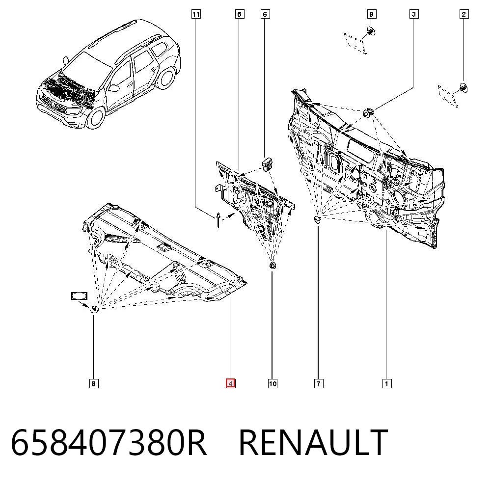 658407380R Renault (RVI) 