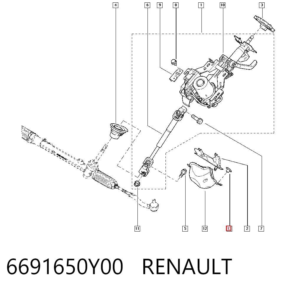 6691650Y00 Renault (RVI)