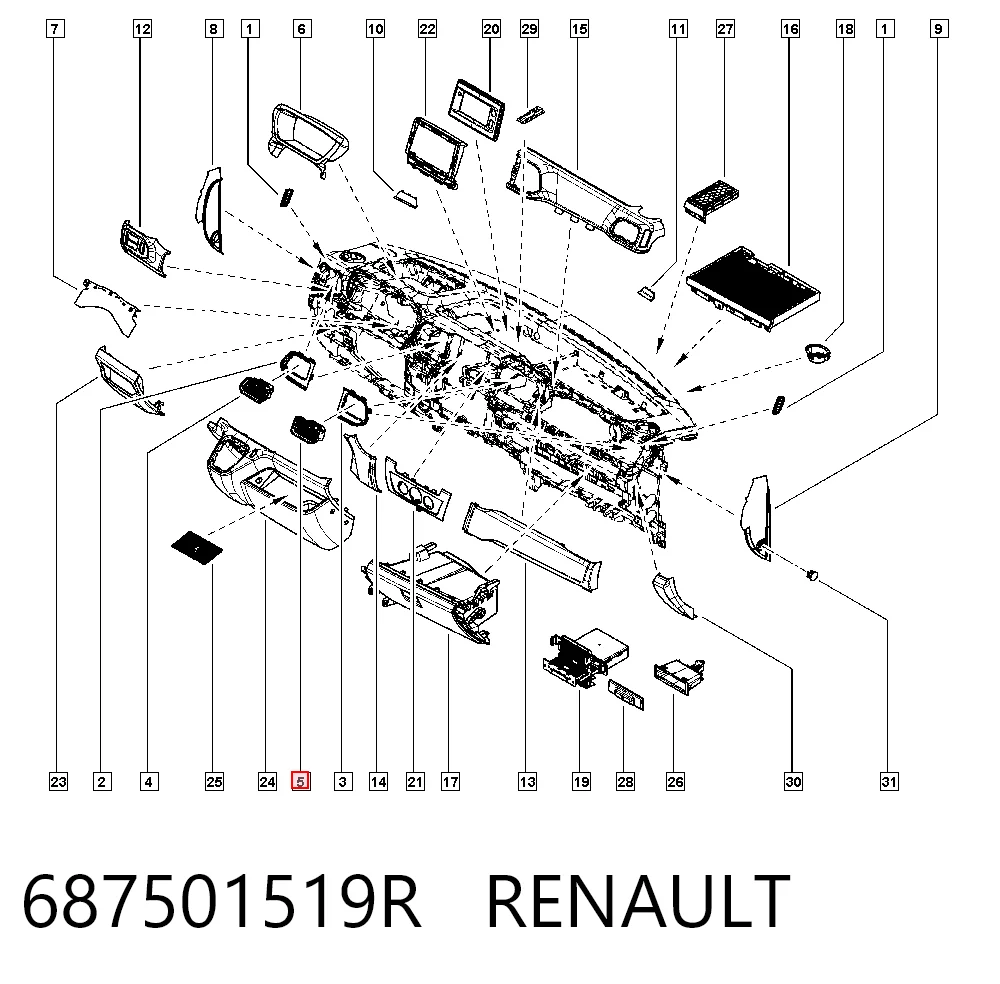 687501519R Renault (RVI)