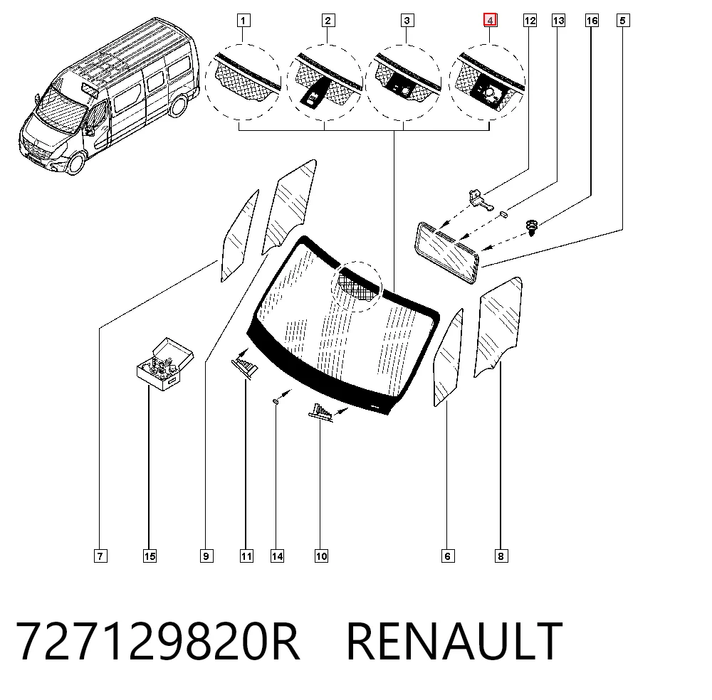 Compre 95527957 General Motors Pára-brisas