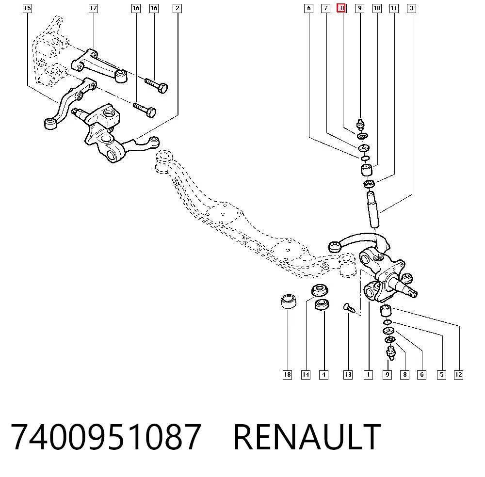 7400951087 Renault (RVI)