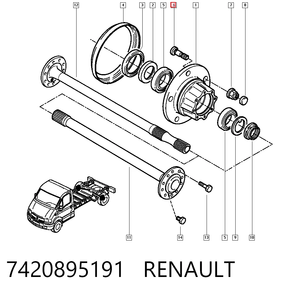 7420895191 Renault (RVI)