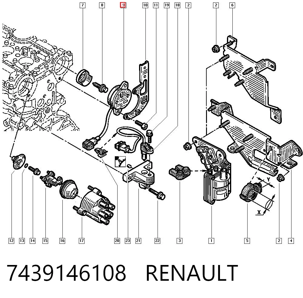 Sensor de posição da árvore distribuidora 81157 NGK