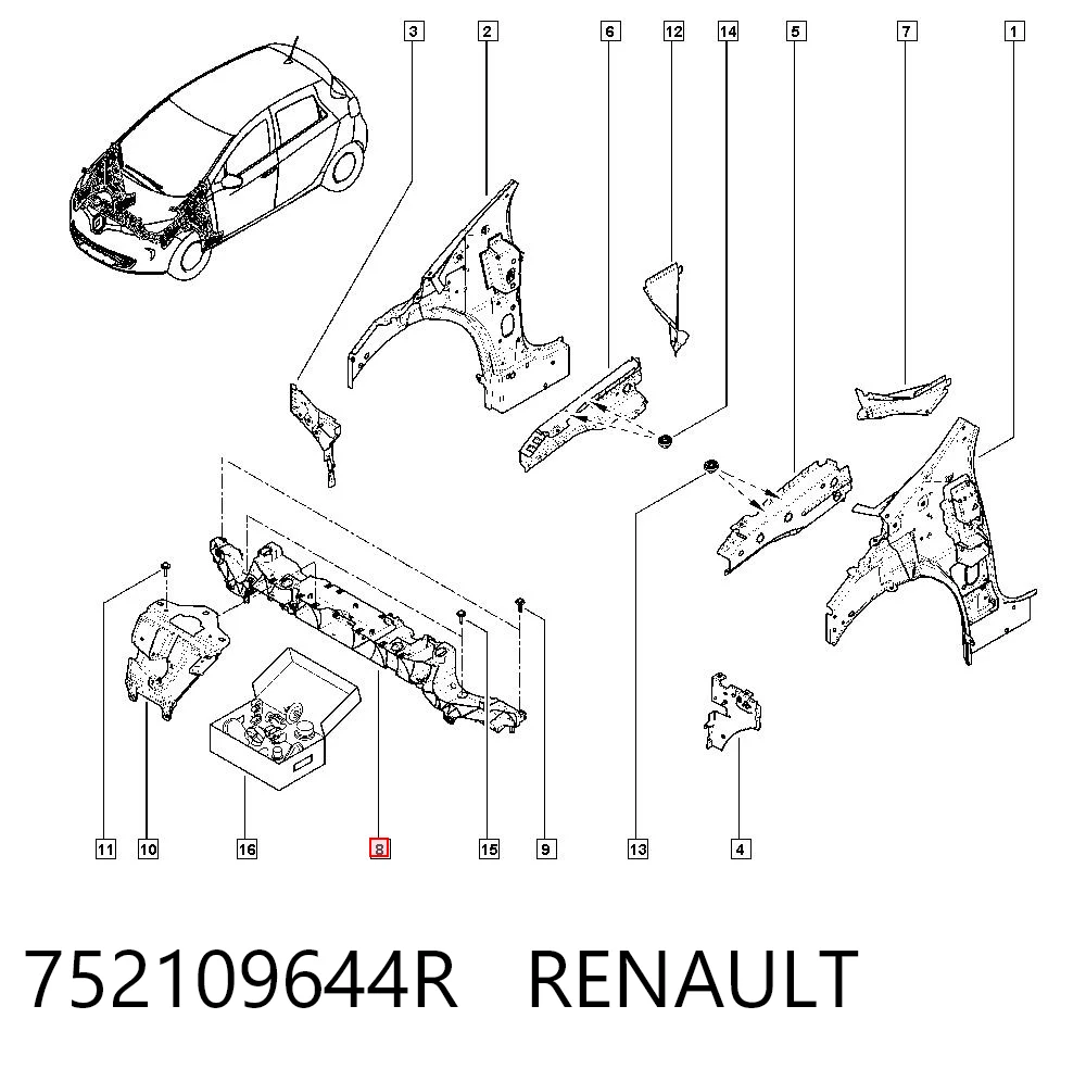 752109644R Renault (RVI)