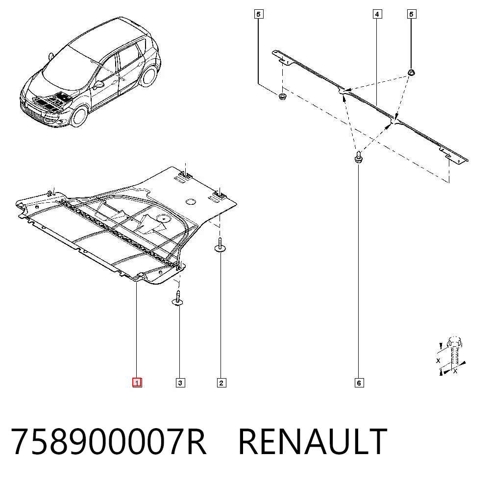 CVR98353 Magneti Marelli Proteção de motor, de panela (da seção de motor)