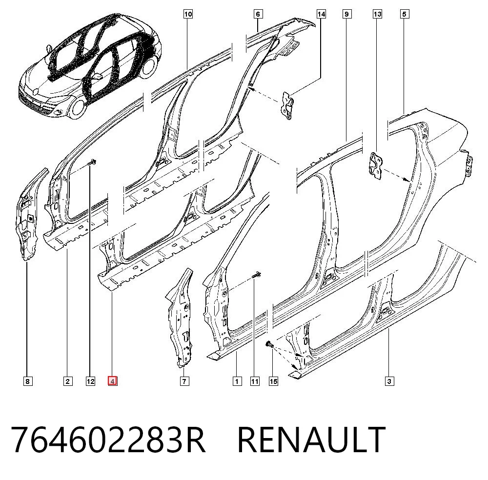 764602283R Renault (RVI)